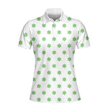 Par Green Flower Polo Shirt