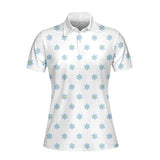 Par Blue Flower Polo Shirt