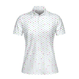 Multicolor Polka Dot Polo Shirt